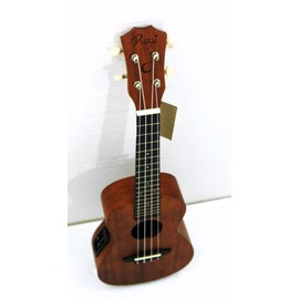 24" Concert Electric Acoustic Ukulele Laminated Mahogany Body DC-10E