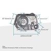 GOOFIT Right Side Engine Motor Case Casing Cover for 50cc