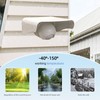 Metal Security Camera Rain Cover,Sun Shield Weatherproof Glare Protection Cover