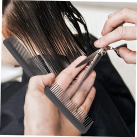 OHPHCALL 6pcs Double Tooth Hair Combs for Men Styling Combs for Smooth Hair Hairdressing Tools for Salon and Home Use Prevents Knotting and Tangling