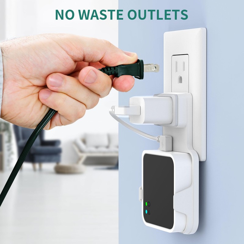 HomeMount Outlet Wall Mount for Blink Sync Module 2, Space