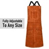 Leather Welding Work Apron - Heat Resistant & Flame Resistant