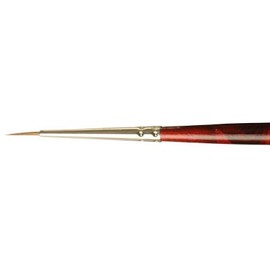 Round Long Hair Pure Red Sable 000/Brush lifec