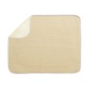 InterDesign iDry Large Kitchen Countertop Absorbent Dish Drying Mat, Wheat/Ivory