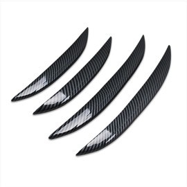 RQING forMercedes-Benz GLC GLC300 X254 2023 2024 2025 2026 Front Fog Light Grill Mesh Cover Trims (Carbon Fiber Pattern)