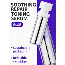 DERMAFIRM Soothing Repair Moisturizing Hydration Serum R4 Refill | Face Serum w/Niacinamide & Peptide | Calming and Correcting Facial Serum for All Skin Types | No Animal Trials No Paraben 1.01 fl oz