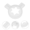 Homoyoyo 4pcs Soft Serve Ice Cream Machine Nozzles - Star