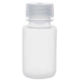 EISCO - 60mL Wide Mouth Polypropylene Translucent Reagent Bottles with Polypropylene Caps, Pack of 12, Non-Sterile, Autoclavable, Leakproof Laboratory Storage Bottles, 0-135°C Temperature Range