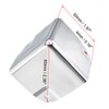 sourcing map Corner Protection Edge Protection Cover Metal Box Silver