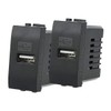 2 USB Charging Modules 5V 2.1A Compatible with Bticino Living