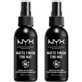 Nyx Professional Makeup, Dúo Spray Fijador De Maquillaje, Acabado Mate 60Ml