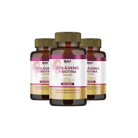 Bas Internacional Colágeno Biotina Golden Piezas Gomitas Sabor Uva Vitaminas Ácido Fólico Proteína Apoyo Piel Firme Cabello Brillante Uñas Fuertes