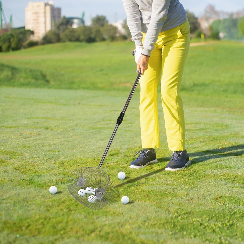 TNZMART Golf Ball Retriever Roller Stainless Steel Telescopic Adjustable Height