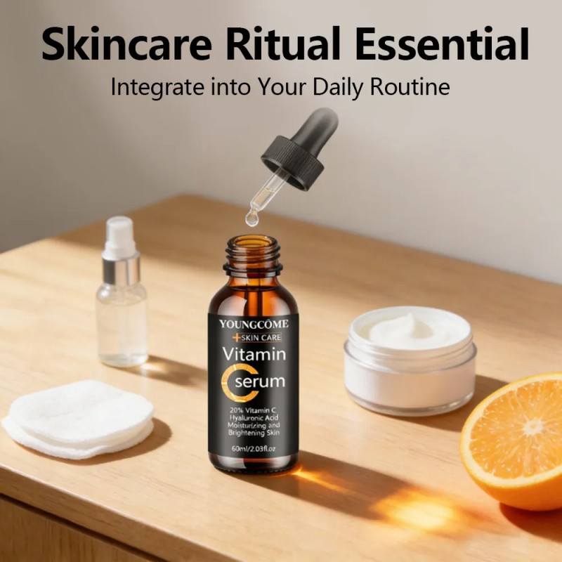 1/2 Unidad De Vitamina Facial, Con Sérum Glowing Care Skin