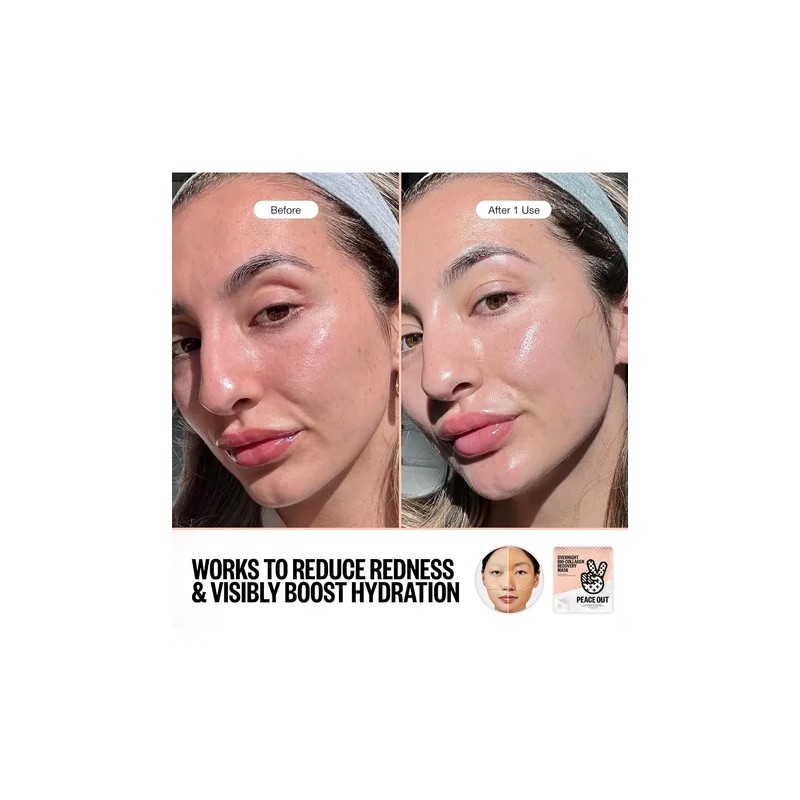 Peace Out Skincare Overnight Bio-collagen Recovery Mascarill