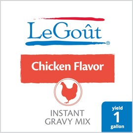 LeGout Chicken Instant Gravy Mix Easy Preparation, 0g Trans Fat, 1 lb, Pack of 8