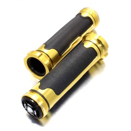 nakira Bike Grip for 0.9 inch (22 mm) Universal Bike Handles, Live Dio, Jog Cygnus X (Gold)