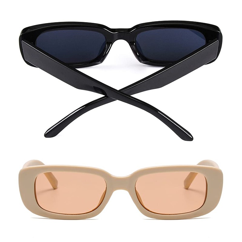 Long Keeper Sunglasses Women's Vintage Rectangular 90s Retro Sunglasses for