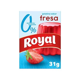 Royal, Gelatina, Light, Gusto Fragola, Confezione da 31 gr