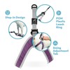 Gooby Simple Step in III Harness - Purple, Small -