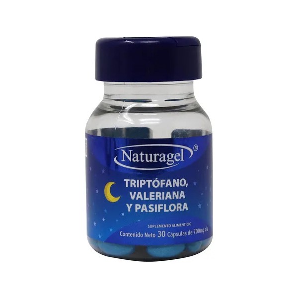 Triptófano, Valeriana Y Pisaflora Suplemento Alimenticio Nat Sabor Sin Sabor