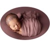 RUZHILING Newborn Baby Photography Wrap with Long Tail Hat Boy