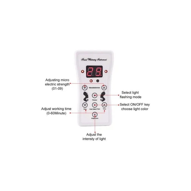 Máscara Led Facial Fotodinamica Terapia De Osmmos