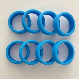 ZhaoCo Luggage Suitcase Wheels Cover 8Pack Carry on Luggage Wheels Covers for Most 8-Spinner Wheels Travel Luggage Cover (Blue)