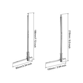 sourcing map 5mm 6mm Sliding T-Handle Hex Key Wrench for Fast-Spinning, CR-V Steel