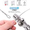 Stainless Steel Wire Cable Crimping Tool Kit, Cutter &Crimper Plier,