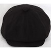 Classic Cotton 8 Panel Newsboy Cap Kids Cabbie Flat Tweed