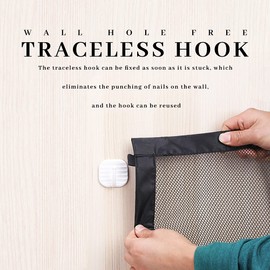 Door Safety Gate No Drilling Hillylolly 110 x 79 cm Stair Safety Gate Dog Barrier No Drilling Stair Safety Gate No Drilling Dog Safety Gate Cat Door Suitable for Pets, Babies