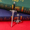 2PC Fourth Wing Inspired Sword Bookmark, Flying Dragon Page Marker