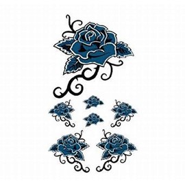 Festival Makeup R224 Blue Rose Tiger Backpack (X in)