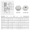 CONPHERON M8 Knurled Nuts Blind Hole Knurled Thumb Nuts 304