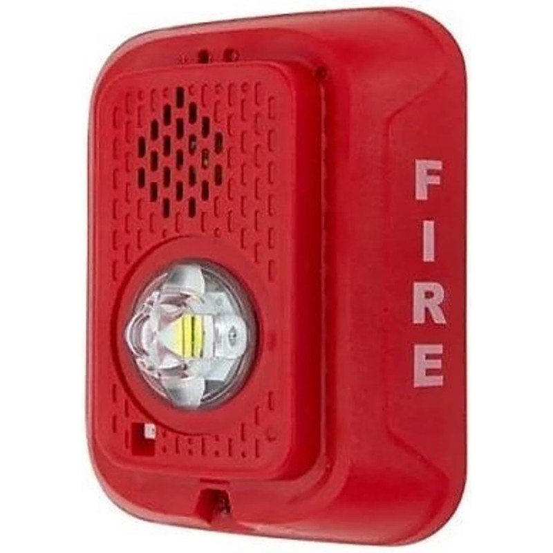 System Sensor P2RLED L-Series Indoor 2-Wire LED Horn Strobe, Wall-Mount,