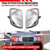 LUC Clear Front Corner Signal Lamp Parking Light For Mercedes