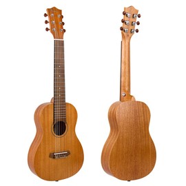 Guitalele,Kmise 31 inch Guitarlele Mini Travel Guitar Ukulele Mahogany with Gig Bag Picks Strap