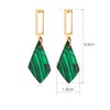 Inilbran Boho Square Dangle Earrings Gold Hollow Square Studs Earrings