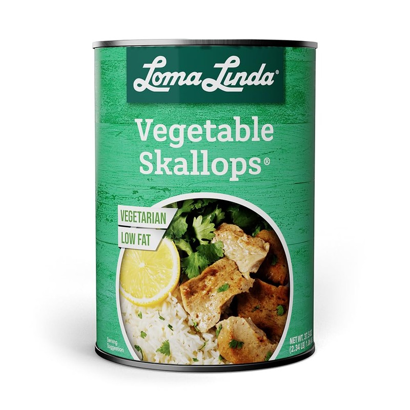 Vegan Seafood Plant-Based Alternative - Loma Linda Vegetable Skallops Meatless