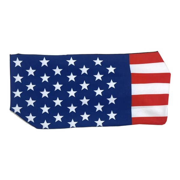 UNIK Ladies Reversible American Flag Moisture-Wicking Comfortable Headband