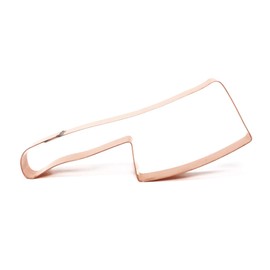 The Butchers Meat Cleaver Knife Copper Cookie Cutter