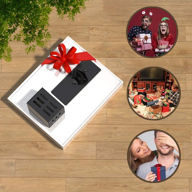 weallbuy Magnetic Bottle Opener with Cap Catcher,Removable Wall Mounted Beer
