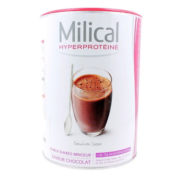 Milical Hyper Protéine Milk Shake Chocolat 18 Repas