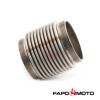 FAPO 2" ID T304 SS EXHAUST FLEX BELLOWS 2.55" Long