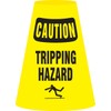Accuform Signs FBC913E Vinyl Traffic Cone Cuff Sleeve, Legend "Caution