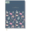 Notebook A5 Squared [Flying Flowers] | 124 Pages, 62 Sheets