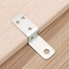 sourcing map 20 Pcs Z Shape Corner Bracket, 0.75 Inch