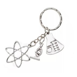 Jextech Llavero Matraz Atomo Microscopio Biologia Quimica Molecula