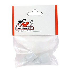 Game Room Guys Pinball Post - Faceted - White -1-3/16"- Set of 2